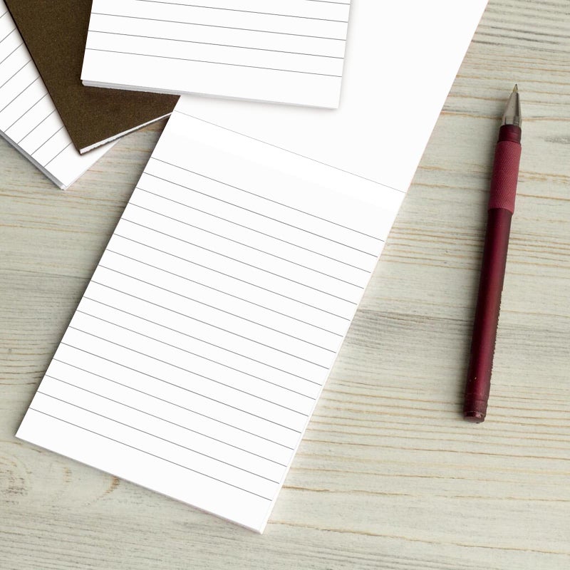 MuiAng 6 Pcs Perforated Note Pads College Ruled - 4" x 6" Inch Writing Notepad for Daily Planning - Perforated Small Notepads with 31 Sheets per Pad - Ruled Papers - Image 5