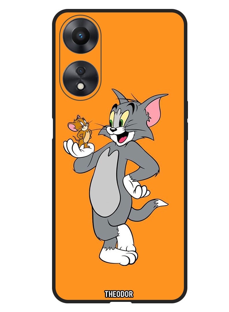 Theodor غطاء واقي مضاد للخدش ومقاوم للصدمات لجهاز أوبو A98 توم وجيري (2) - Image 1