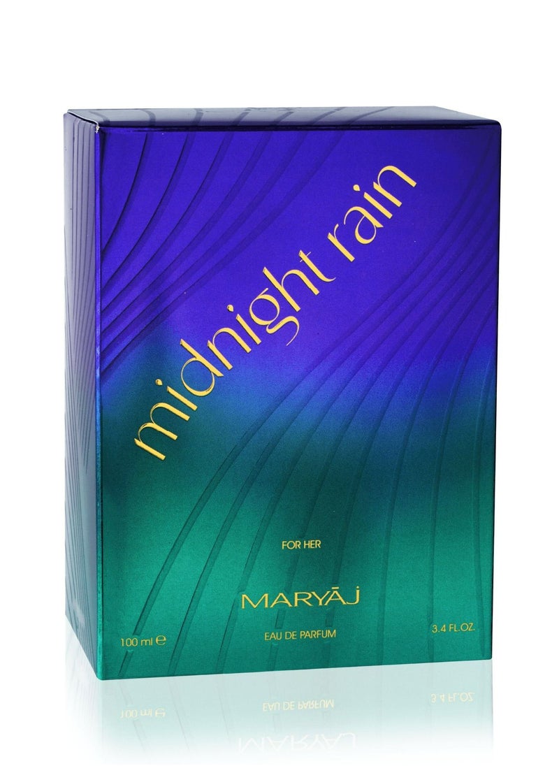 Maryaj - Midnight Rain EDP for Women - Floral Fruity Long-Lasting Scent, 100ml - Image 1