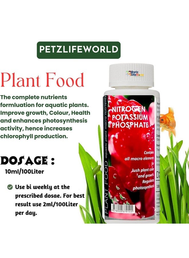 VAYINATO مجموعة سماد نباتات الأكواريوم من أكواتيك رمديز، صيغة صحة النبات-120 مل و غذاء النبات-120 مل - Image 3