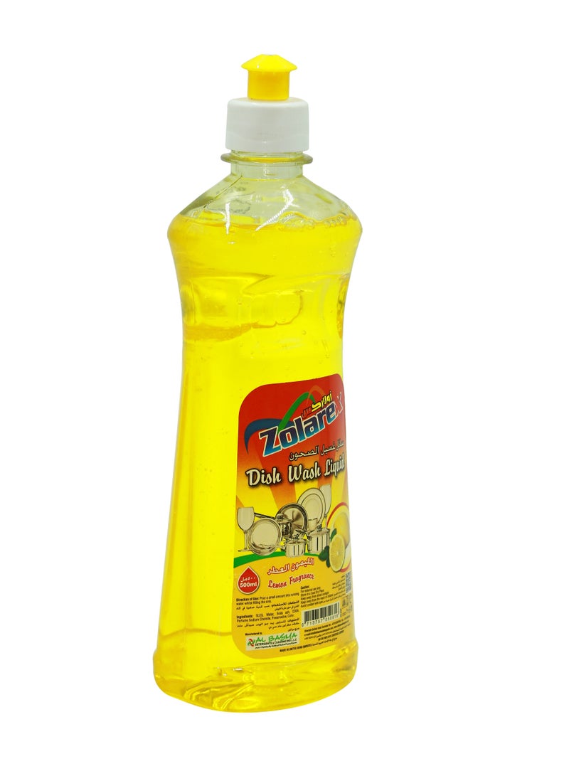 Zolarex Dish Wash Lemon 500 ml - Image 2