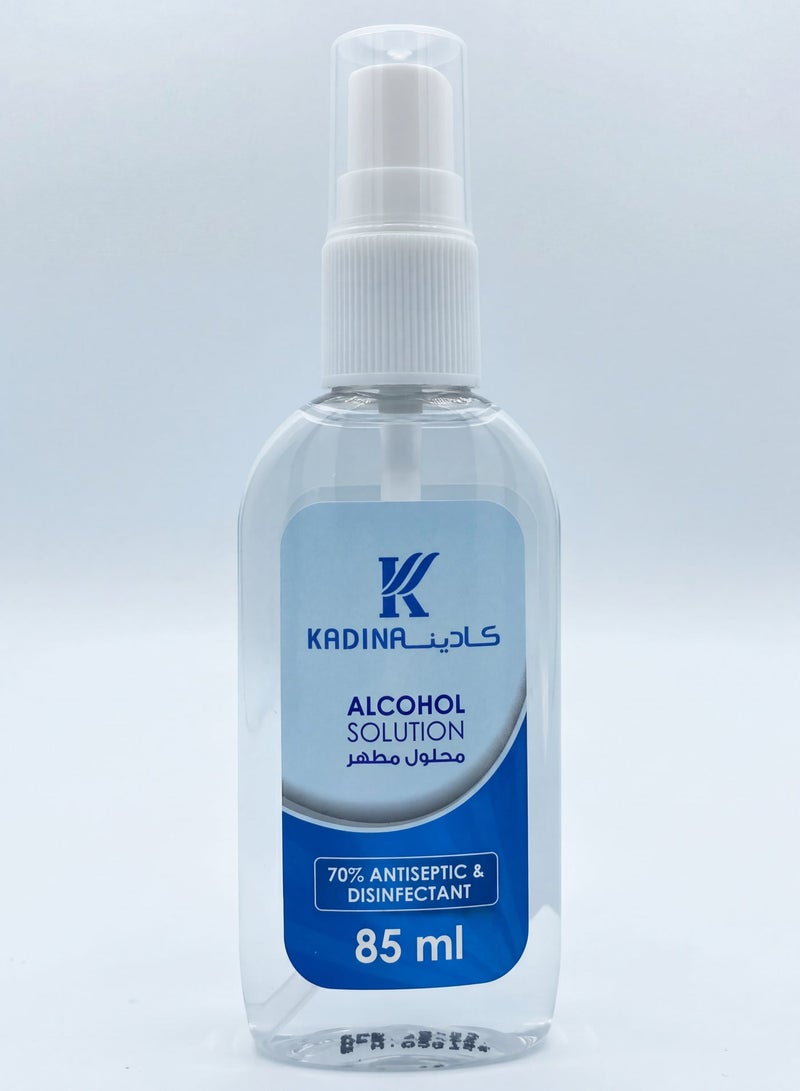 kadina 3 Kadina Fast-Acting Disinfectant and Sanitizer Bottles - 85ml each | Kills 99.9% of germs | Suitable for surfaces and hands | Convenient travel spray - Image 2