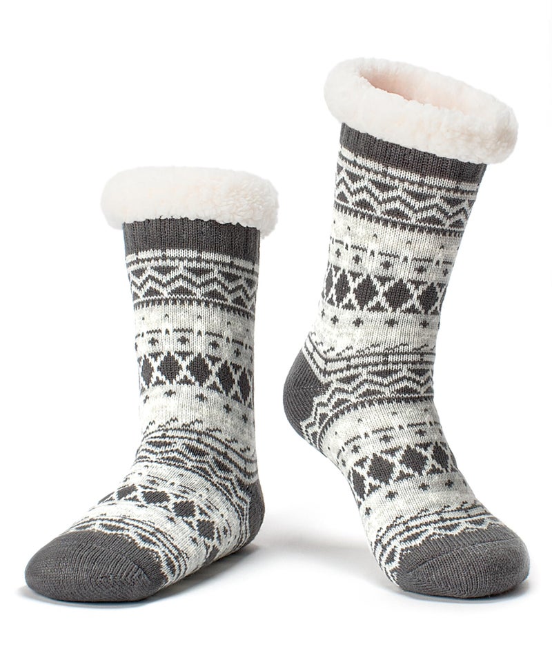 Cozylook Women's Fuzzy Slipper Socks with Non-Slip Grippers, Cozy Fluffy Sherpa Lined, Cute Christmas Gifts for Her Mom Grandma Wife Girlfriend - Image 1