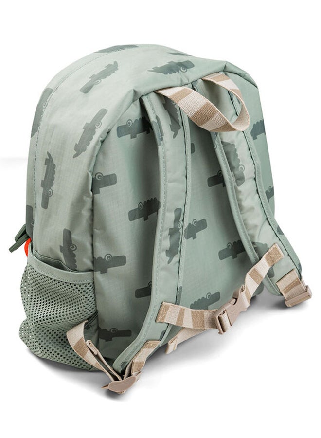 done by deer Kids Backpack Croco Green - Lightweight Toddler School Bag With Padded Straps  - Image 2
