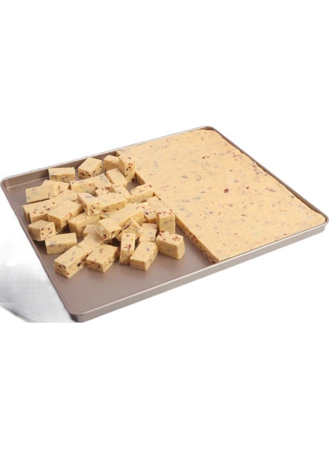 Learn To Cook Kitchen Learning 12-Inch Nougat Baking Tray For Mooncakes, Bread, Cookies, Pastries, Egg Yolk Pastries, Egg Tarts, Cakes, Baking Molds And Tools - Image 1