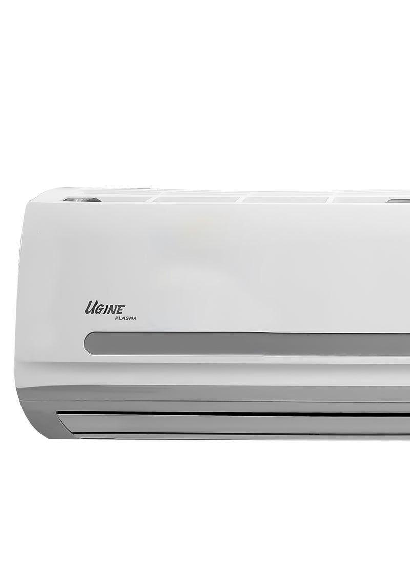 UGINE - Ugine Split Air Conditioner, 18,000BTU, Hot and Cold, Plasma, Extra Remote Control - UASMI18H - Image 1