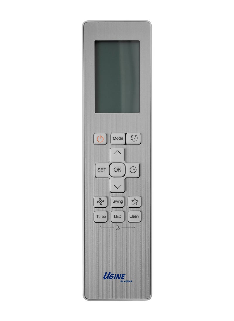 UGINE - Ugine Split Air Conditioner, 18,000BTU, Hot and Cold, Plasma, Extra Remote Control - UASMI18H - Image 1