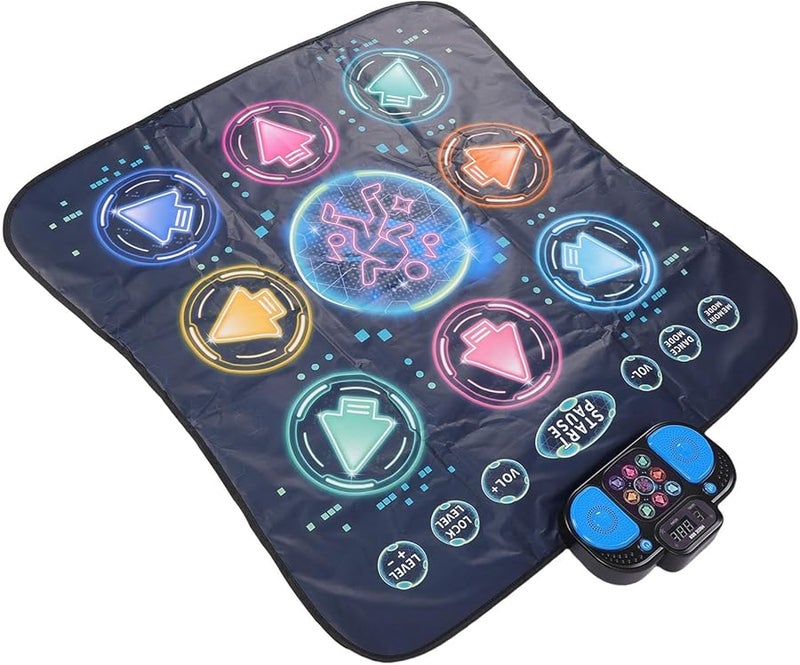 كيينسو سجادة رقص للأطفال لعبة موسيقية لعبة خفيفة الوزن محمولة قماش بي إي مادة إيه بي إس - Image 4