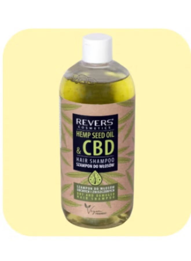 Revers Hair Shampoo with Hemp Seed Oil & CBD - 500ml
