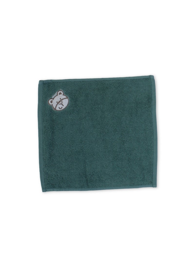 Baby Cotton Towel - Olive - Image 2