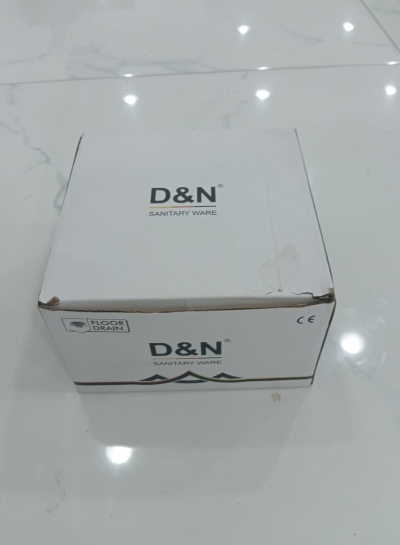 D&N "Brass Steel Drainer Series: Chrome Floor Drain Strainer for Efficient Waste - Image 5