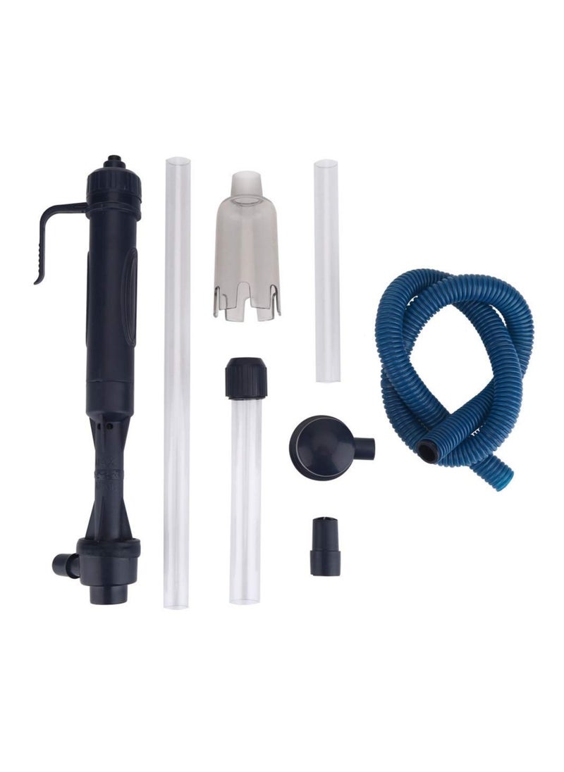 SYOSI - Aquarium Gravel Cleaner, 3 in 1 Electric Fish Tank Vacuum Cleaner Syphon Operated Gravel Water Filter Cleaner Sand Washer for Big and Small Tank Water Changing and Sand Clean - Image 1