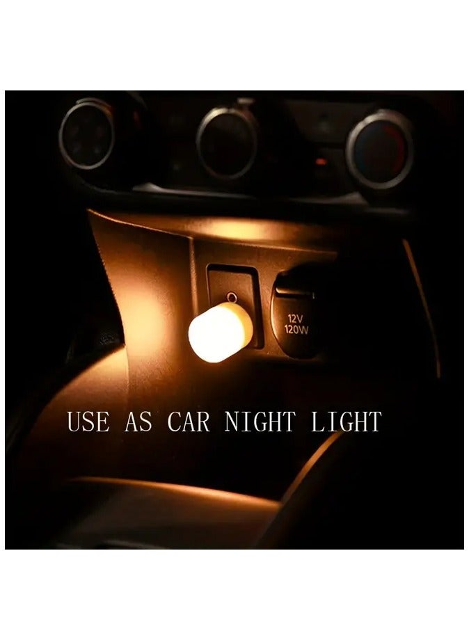 PROMASS Mini USB Plug Lamp, Portable LED USB Night Light, Eye-Protection Energy-Saving Mini Night Light Compatible With Laptop Desktop Notebook Power Bank  - Image 2