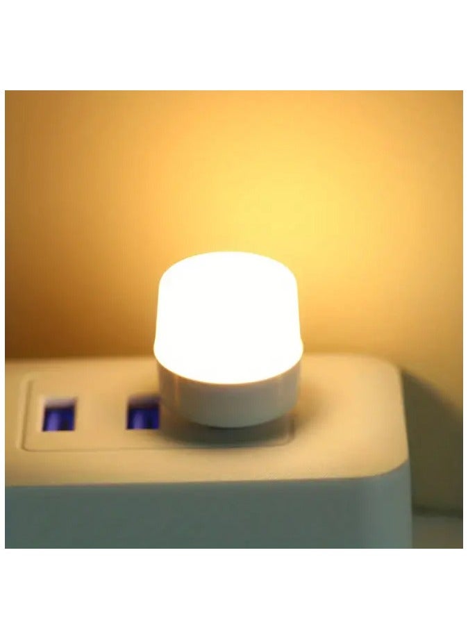 PROMASS Mini USB Plug Lamp, Portable LED USB Night Light, Eye-Protection Energy-Saving Mini Night Light Compatible With Laptop Desktop Notebook Power Bank  - Image 4