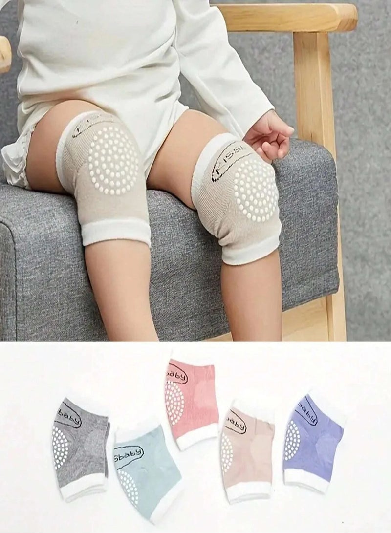 Children's Breathable Anti-fall Letter Print Knee Pads - Image 1
