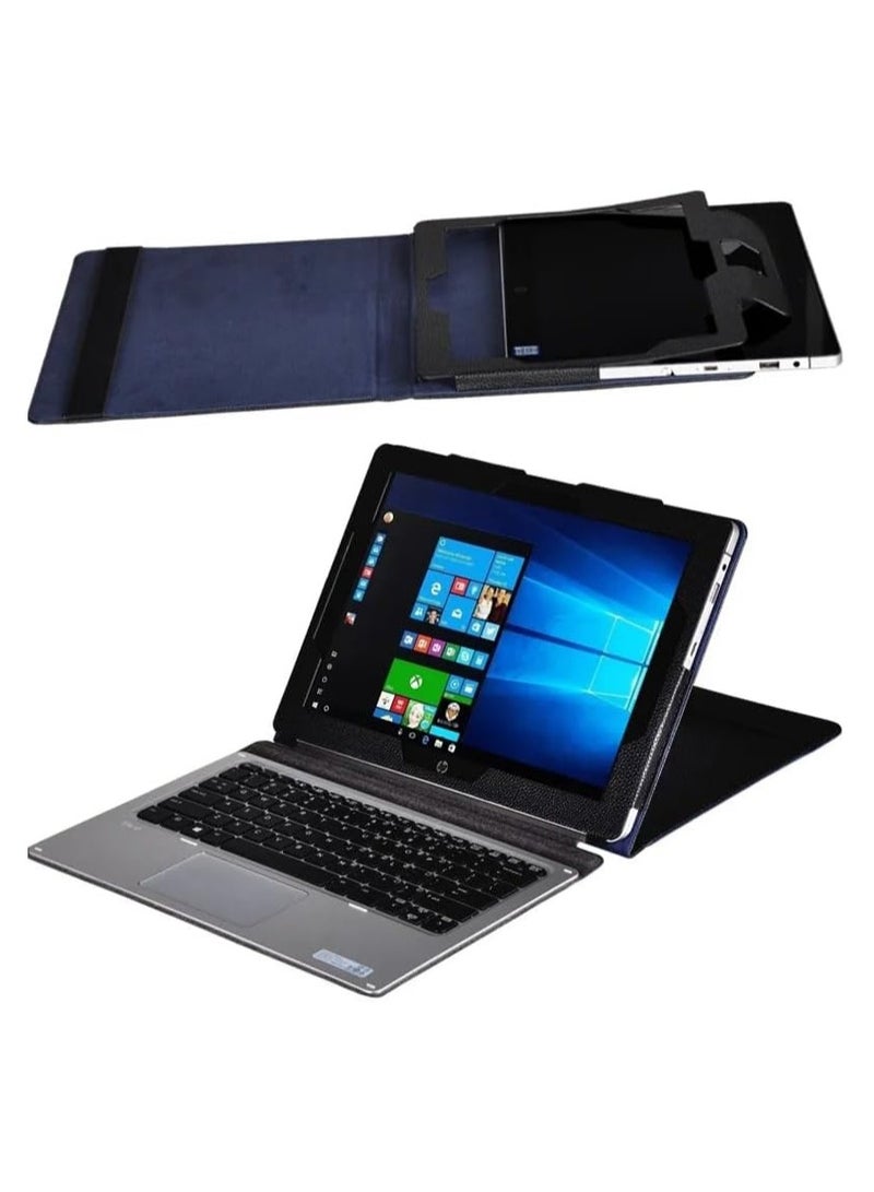 عام غلاف متوافق مع HP Elite X2 1012 G2 حامل حافظة واقية خفيف الوزن مقاس 12 بوصة جراب جلد ذكي فاخر من جلد البولي يوريثان لهاتف بي ايت X2 G2 - Image 4