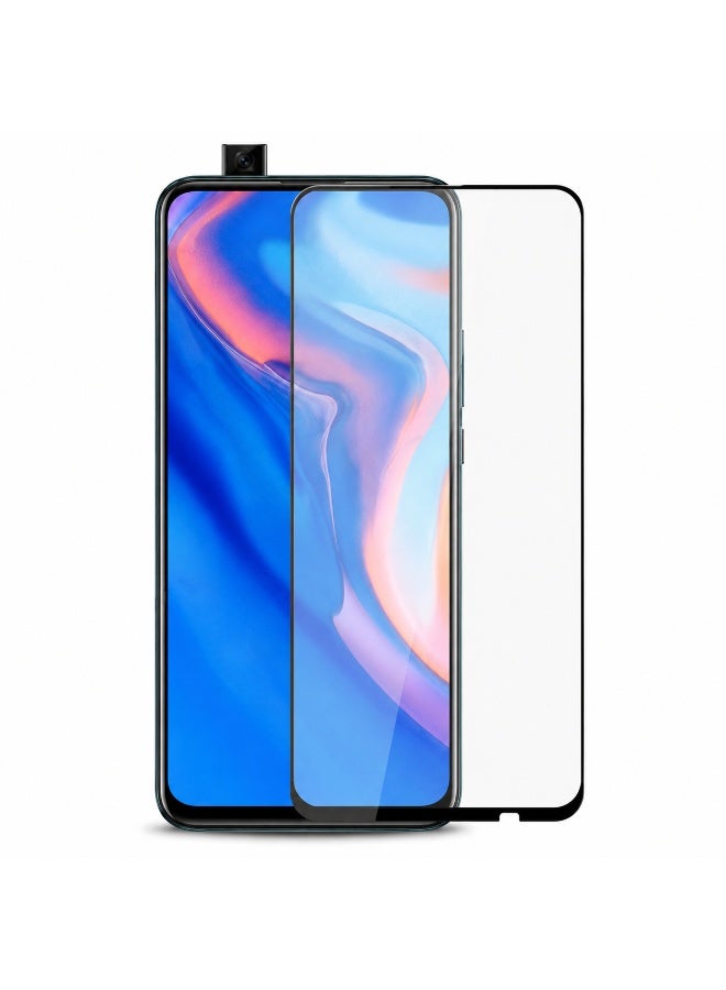 Panda Premium FullView Tempered Glass Screen Protector for Huawei Y9 Prime 2019 - Full Edge-to-Edge Frame Shield with Black Borders, Anti-Scratch, with Prep Kit - Image 1