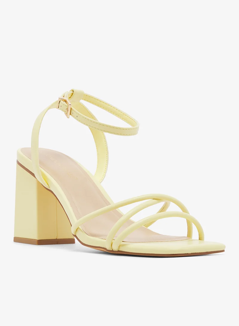 London Rebel  Ash Ankle Strap High-Heel Sandals for Women | Best Price UAE