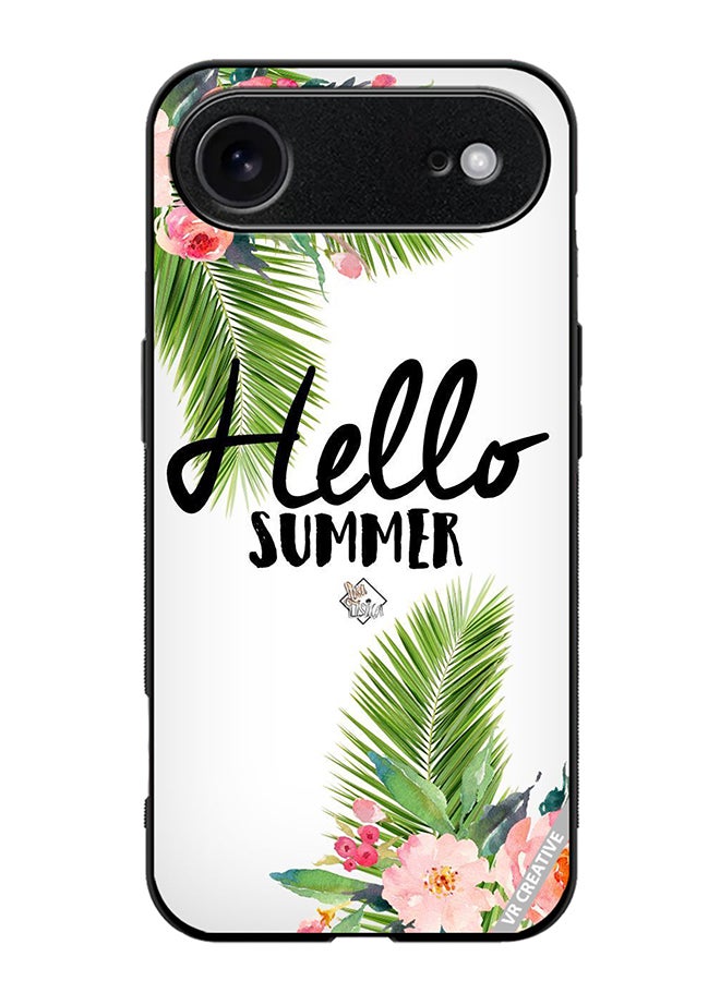 Protective Case Cover For Apple iPhone 17 Air Hello Summer Design Multicolour