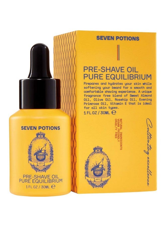 Seven Potions Even Potions Preshave Oil For Men Ideal For Sensitive Skin Helps Prevent Irritation Lubricates And Protects Face Natural Vegan Cruelty Free (1 Fl Oz) - Image 2