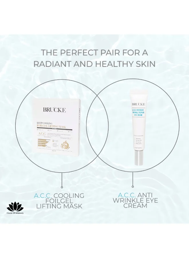 بروك مجموعة بروك من قناع الوجه وكريم العين الترويجي قطعتين