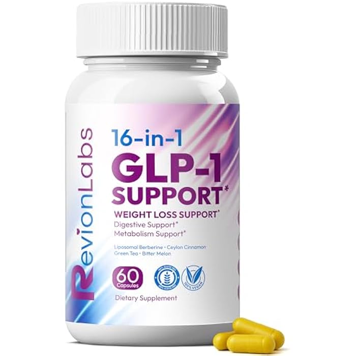 GLP-1 Support Weight Loss Supplement - Natural Appetite Suppressant for Women Men - Berberine Support Activate Hunger Control Curb Cravings Boost Metabolism Fat Burn & Gut Health - Image 1