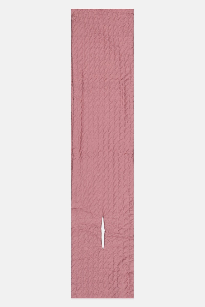 Reserved Kids Girl Quilted Scarf, Pink - Image 2