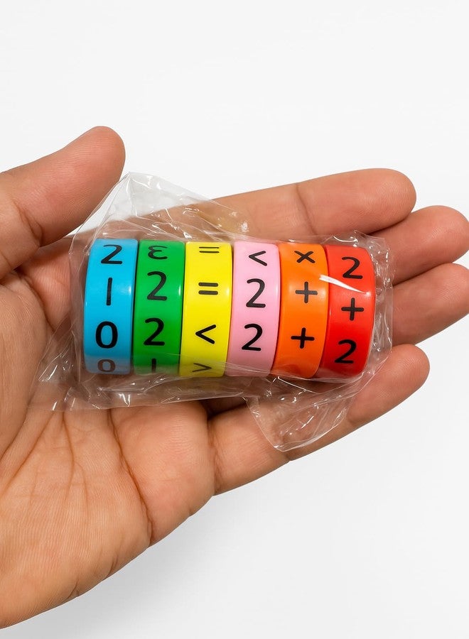 Green Scapper New Educational Math Rotating Puzzle Toy – Colorful Number & Symbol Learning Tool for Kids – Early Learning Math Manipulative for Toddlers & Preschoolers (6 Layer Design) - Image 3