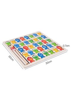 joyzzz Wooden Magnetic Fishing Game, Montessori Fine Motor Skills Toy with Letters and Numbers, Preschool Learning ABC and Educational Toy, Gift for 3 4 5 Years Old Kids.  - Image 2