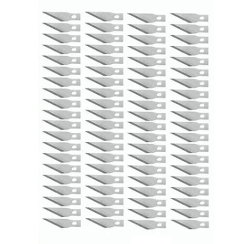 100Pcs Carving Blade Aluminum Alloy Incisive Carving Craft Knife Replacement for Pretul - Image 4