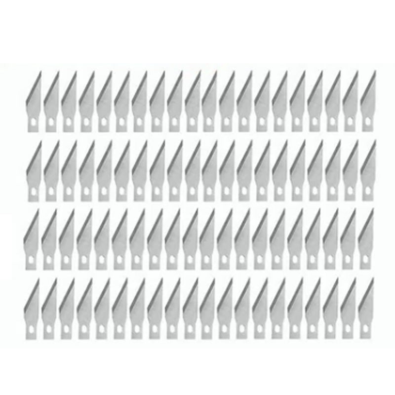 100Pcs Carving Blade Aluminum Alloy Incisive Carving Craft Knife Replacement for Pretul - Image 3