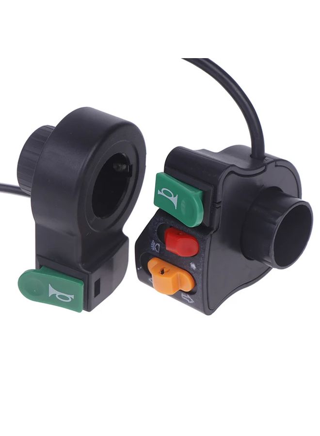 Model B 3 In 1 Electric Bicycle Scooter Motorcycle Handle Switch With Headlight Horn Turn Signal - Image 4