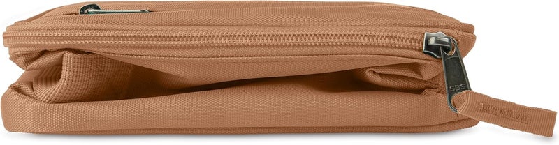 Pac-Kit ® Freezable Classic Lunch Box, Almond, Built with EcoFreeze® Technology, Collapsible, Reusable, Zip Closure With Zip Front Pocket and Buckle Handle, Designed for Fresh Lunch On the Go - Image 3