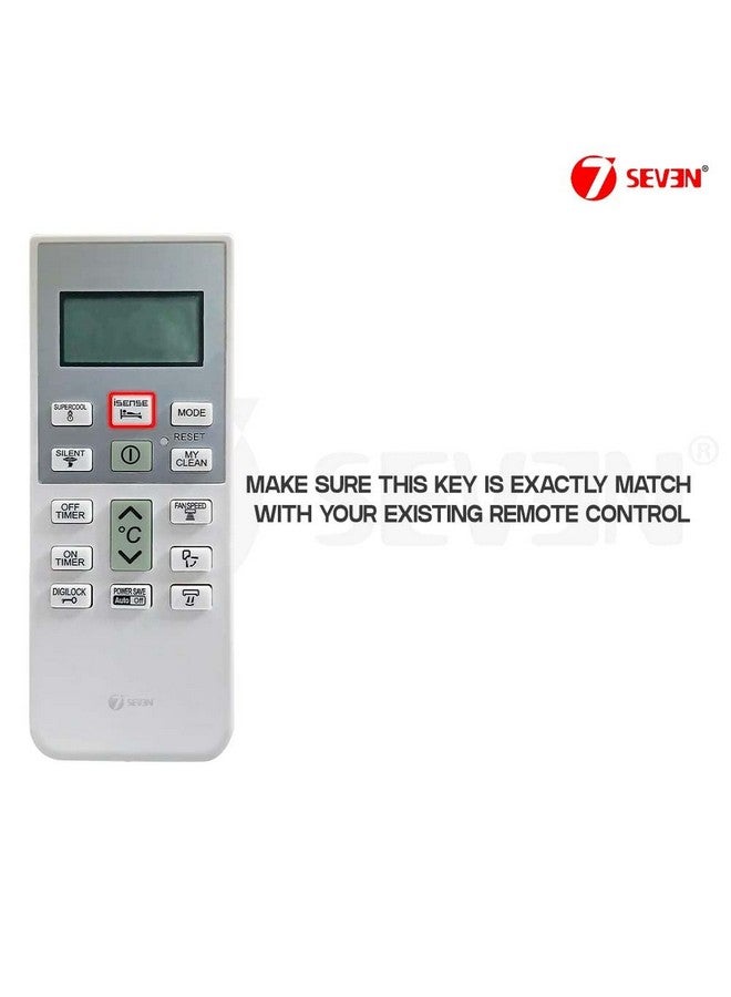 7-Seven 7SEVEN® Compatible Remote with Hitachi Air Conditioner Original Model 168 with Supercool Key, If Existing Remote Control Have Supercool Hotkey Then Optimal Compatible with Hitachi ac  - Image 3