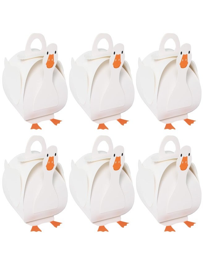 Vignye Goose Themed Birthday Candy Boxes, One Funny Goose Birthday Party Decorations Goodies Paper Boxes (Set of 12 - Image 1