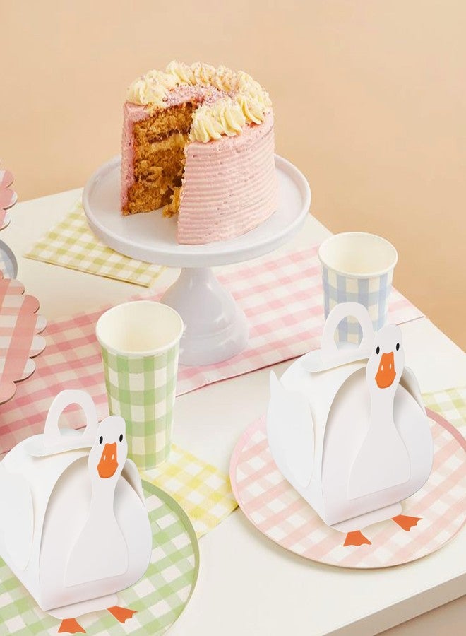 Vignye Goose Themed Birthday Candy Boxes, One Funny Goose Birthday Party Decorations Goodies Paper Boxes (Set of 12 - Image 4