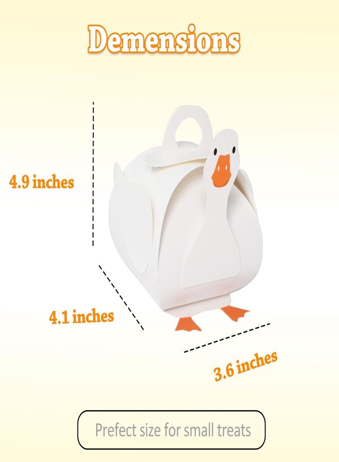 Vignye Goose Themed Birthday Candy Boxes, One Funny Goose Birthday Party Decorations Goodies Paper Boxes (Set of 12 - Image 2