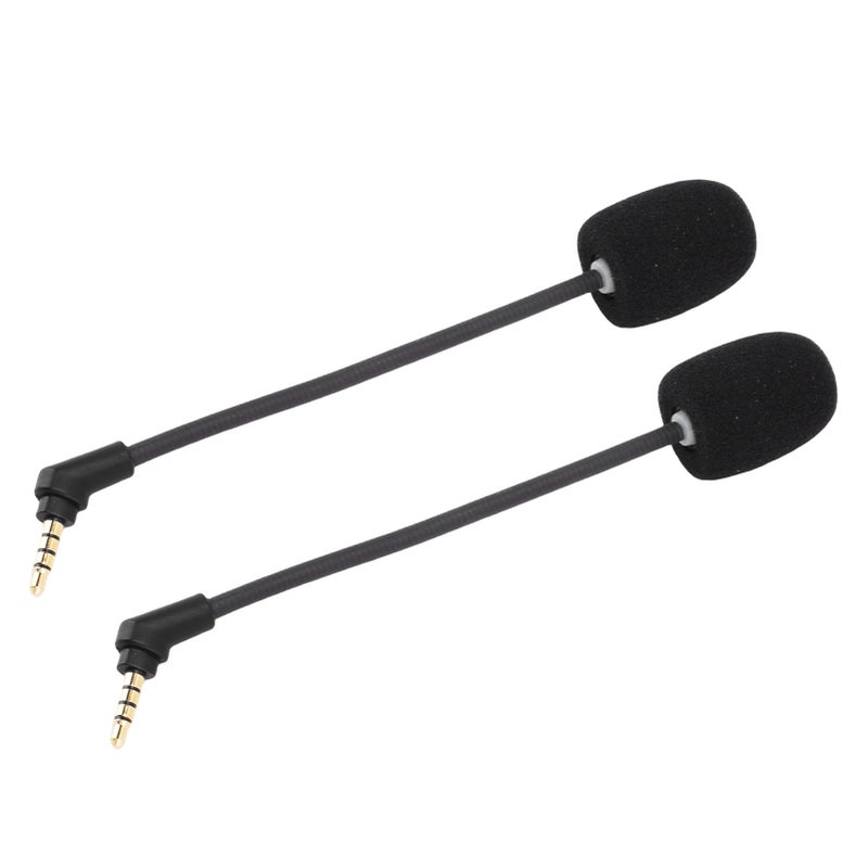 2Pcs Microphone Replacement for HyperX Cloud Flight S Noise Canceling 3.5mm Plug Detachable Mic - Image 3