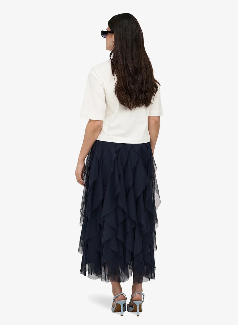 Only Short Sleeve Vibe Boxy Fit Jersey Top