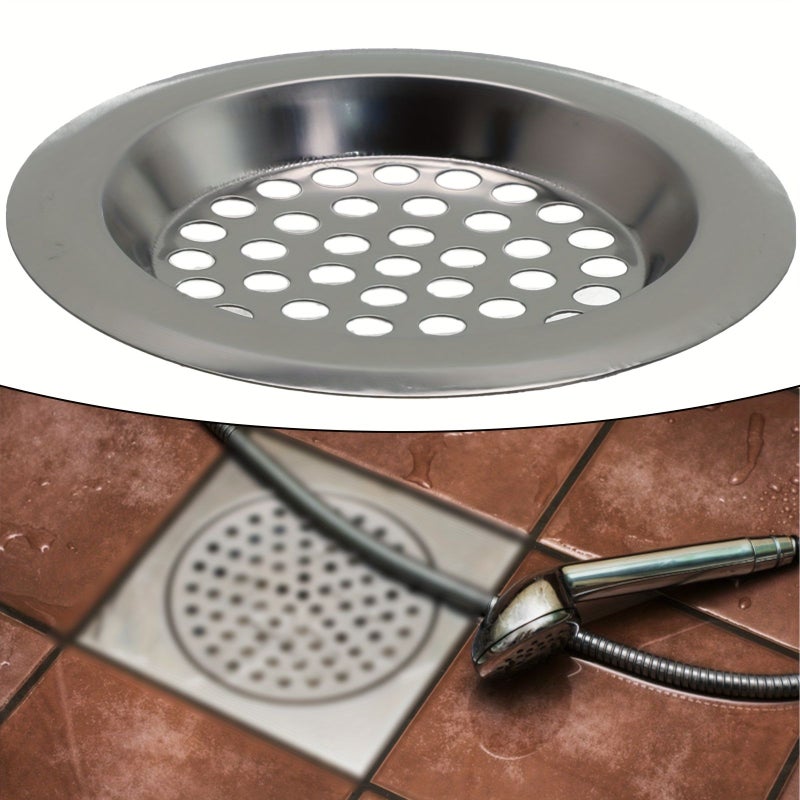 60mm Bathroom Sink Strainer Drain Filter Cover Hair Catcher - Image 2