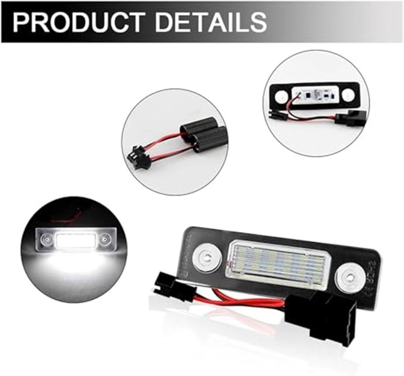 Vuzmode 2X White Canbus Error Free License Plate Light - Image 4