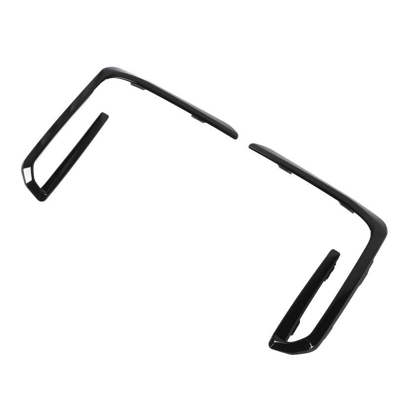 Front Bumper Grille Trim: Glossy Black, Enhanced Stylish Appearance, Superior Durability - Easy Installation Fog Light Grille Trim for X5 G05 M50 Pre-LCI 2019 to 2023 Vehicle Styling Upgrade - Image 4