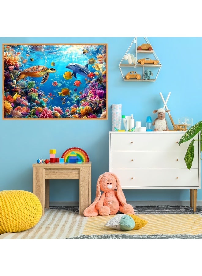 1000 pieces of underwater world themed puzzle and puzzle leisure toys, suitable for both adults and children - Image 2