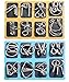 TANCH 16 PCS Type AB Different Brain Teaser Metal Wire Puzzles IQ Challenge Magic Trick Unlinking Linking Game Toys for Kids and Adults - Image 2