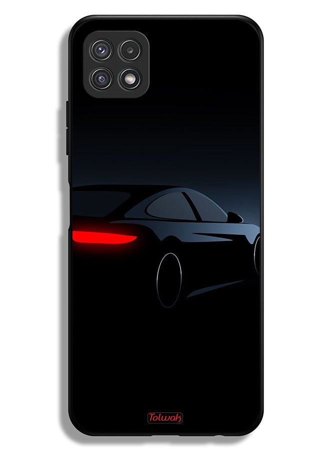 Tolwak Samsung Galaxy A22 5G Protective Case Cover Dark Car - Image 1