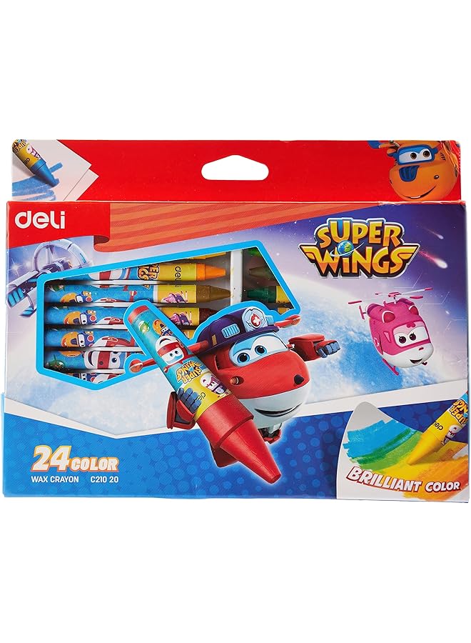 Deli 24 Colors Crayons