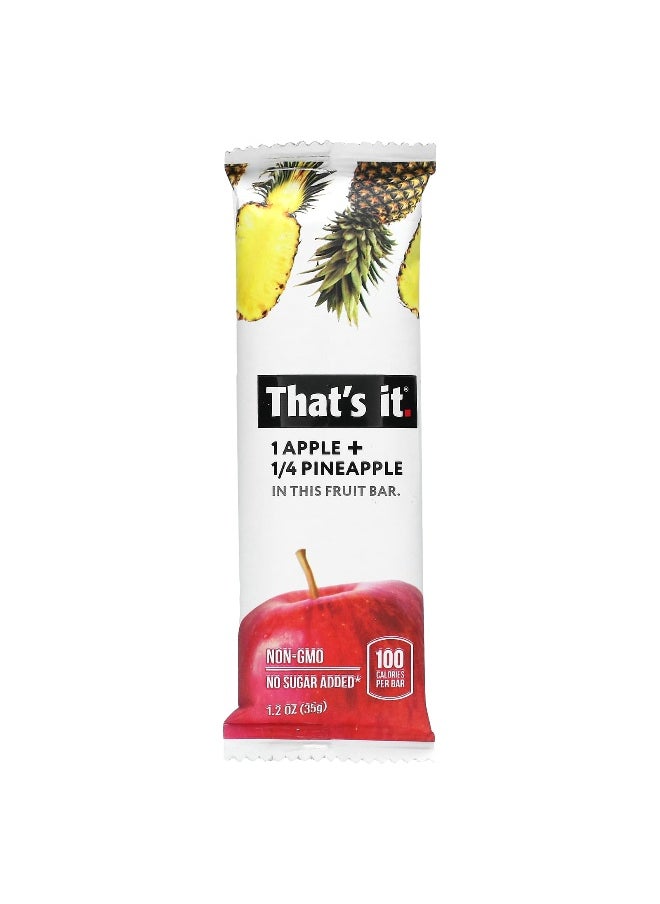 That's it. That's It, Fruit Bar, Apple + Pineapple, 12 Bars, 1.2 oz (35 g) Each  - Image 3