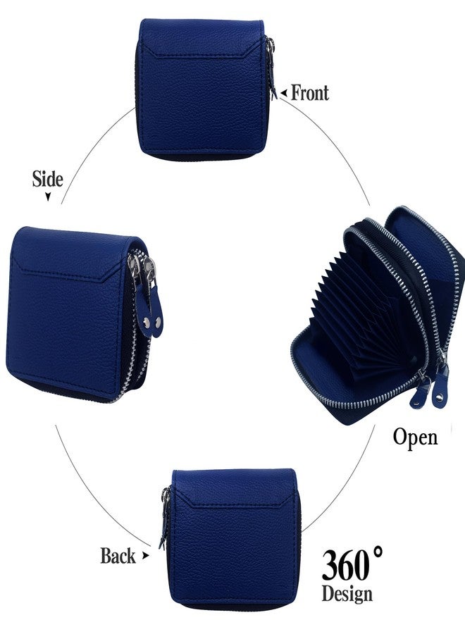 GREEN DRAGONFLY PU Leaher Pocket Sized Credit Debit ATM Card Holder Wallet & Money Pocket for Men & Women(NMB/202306549-Blue) - Image 4