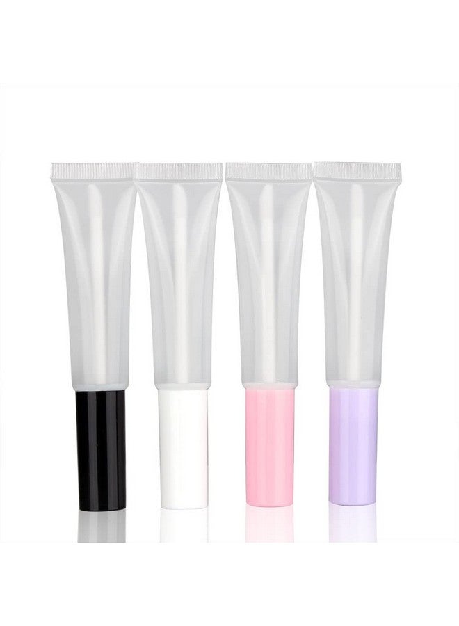 COSIDEA 50 Pack Empty Pink 15Ml Squeeze Lip Gloss Tubes With Wand 0.5Oz Soft Lipgloss Container Chapstick Containers Empty Tube - Image 3