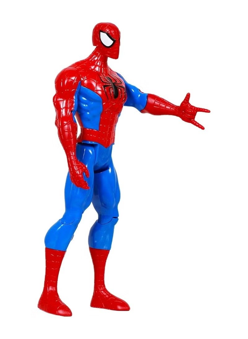 AVENGERS Spider-Man Action Figure 30cm Marvel Avengers Toy – Titan Hero Tech Series Spiderman Toy | Large Articulated Super Hero Doll with Classic Red & Blue Suit | Endgame Movie Collectible Model for Kids Boys & Girls 3+ - Image 4